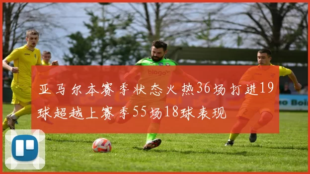亚马尔本赛季状态火热36场打进19球超越上赛季55场18球表现