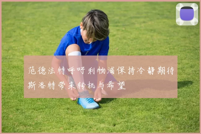 范德法特呼吁利物浦保持冷静期待斯洛特带来转机与希望